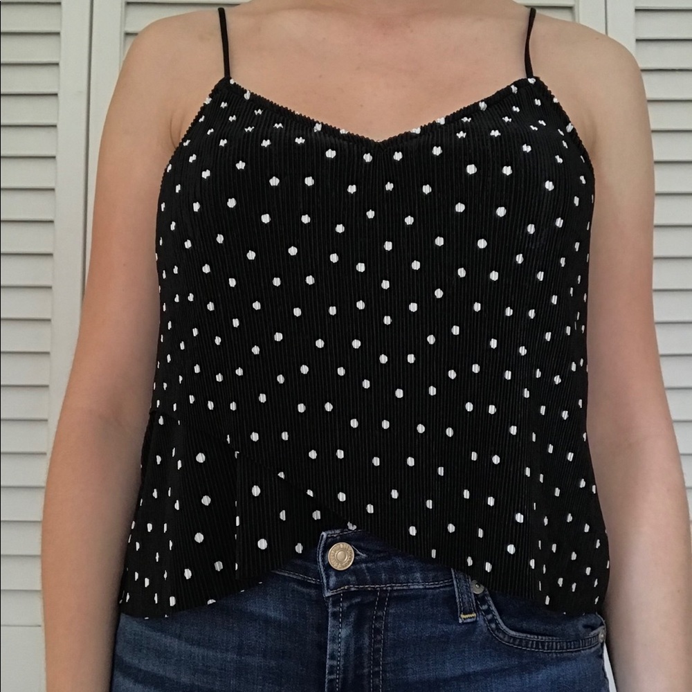 Kendall & Kylie polka dot tank top